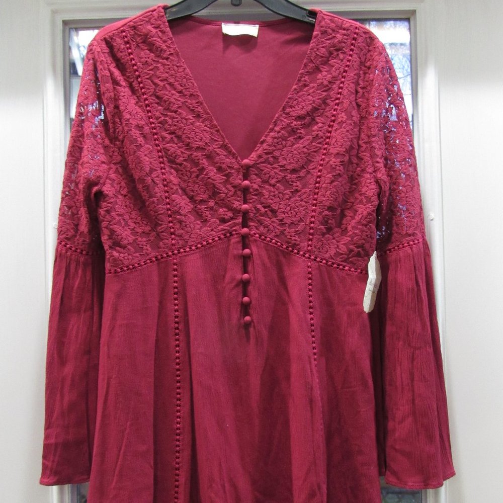 Wine Colored Summer Dress